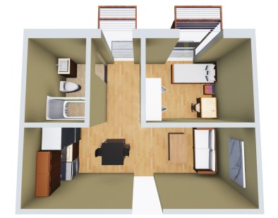 Design 7 - 1 Person Room